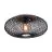 Good&Mojo Luce da soffitto Cango Bambù Nero | Adatto per 1x E27 