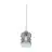 It's about RoMi Luce Pendente Verona Vetro Grigio | Adatto per 1x E27 