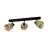 Eglo Luce da soffitto Keelby Acciaio Nero | IP20 - Adatto per 3x E14 