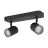 Eglo Luce da soffitto Consuma 1 Acciaio Nero | IP44 - Adatto per 2x GU10 
