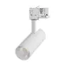 Noxion Luce A Binario LED 3 Fasi Ecowhite Aluminium Bianca 10W 840lm 36D - 830 Luce Calda - 