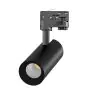 Noxion Luce A Binario LED 3 Fasi Ecowhite Aluminium Nero 20W 1970lm 36D - 830 Luce Calda -  | UGR <19