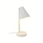 Nordlux Lampada Da Tavolo Wilmer Metallo Bianca | Adatto per 1x E14