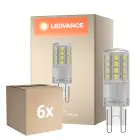 Confezione Multipack 6x Osram LED Capsula G9 Chiara 4.8W 600lm - 840 Bianco Freddo | Sostitutiva 48W