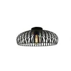 Eglo Luce da soffitto Mogano 3 Acciaio Nero | Adatto per E27